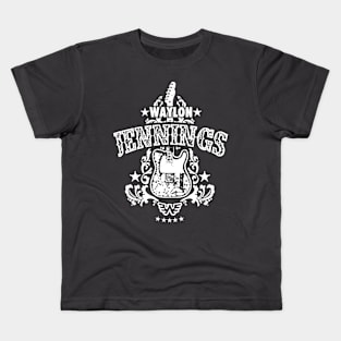 Waylon Jennings Kids T-Shirt